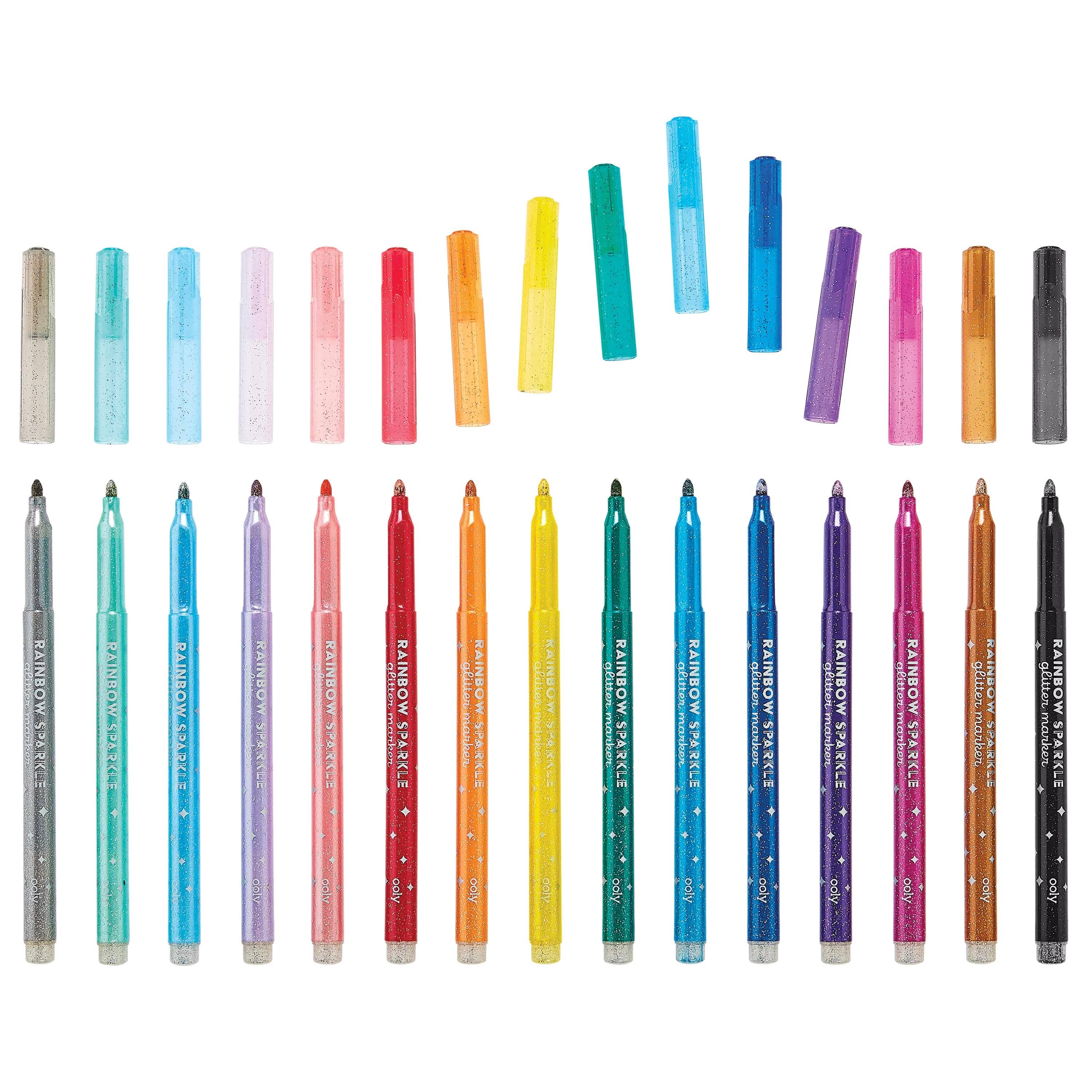 Rainbow Sparkle: Glitter Markers