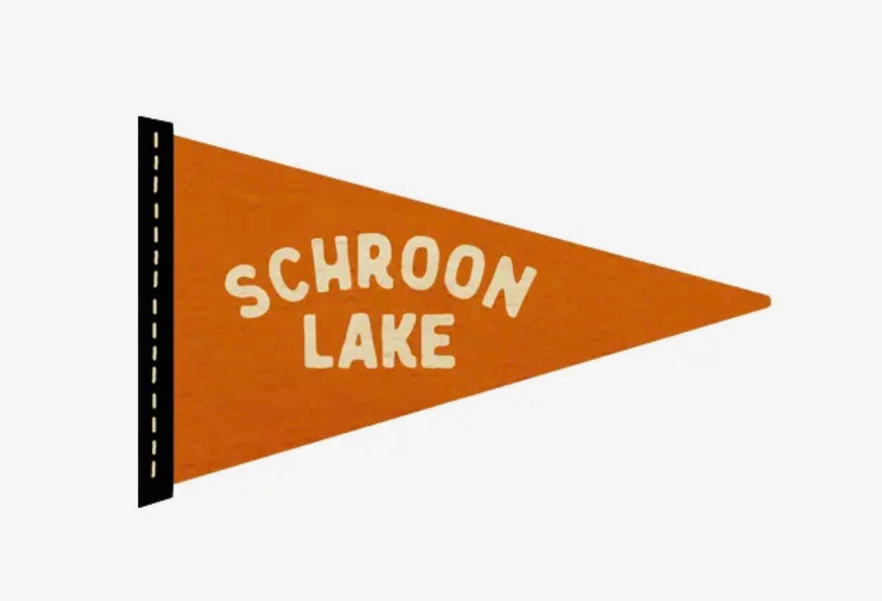 Pennant Wood Magnet