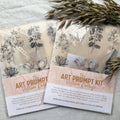 Collage Kit, Mixed Media Art Kit, Floral