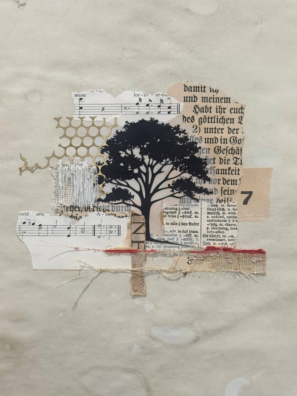 Collage Kit, Mixed Media Art Kit, Floral