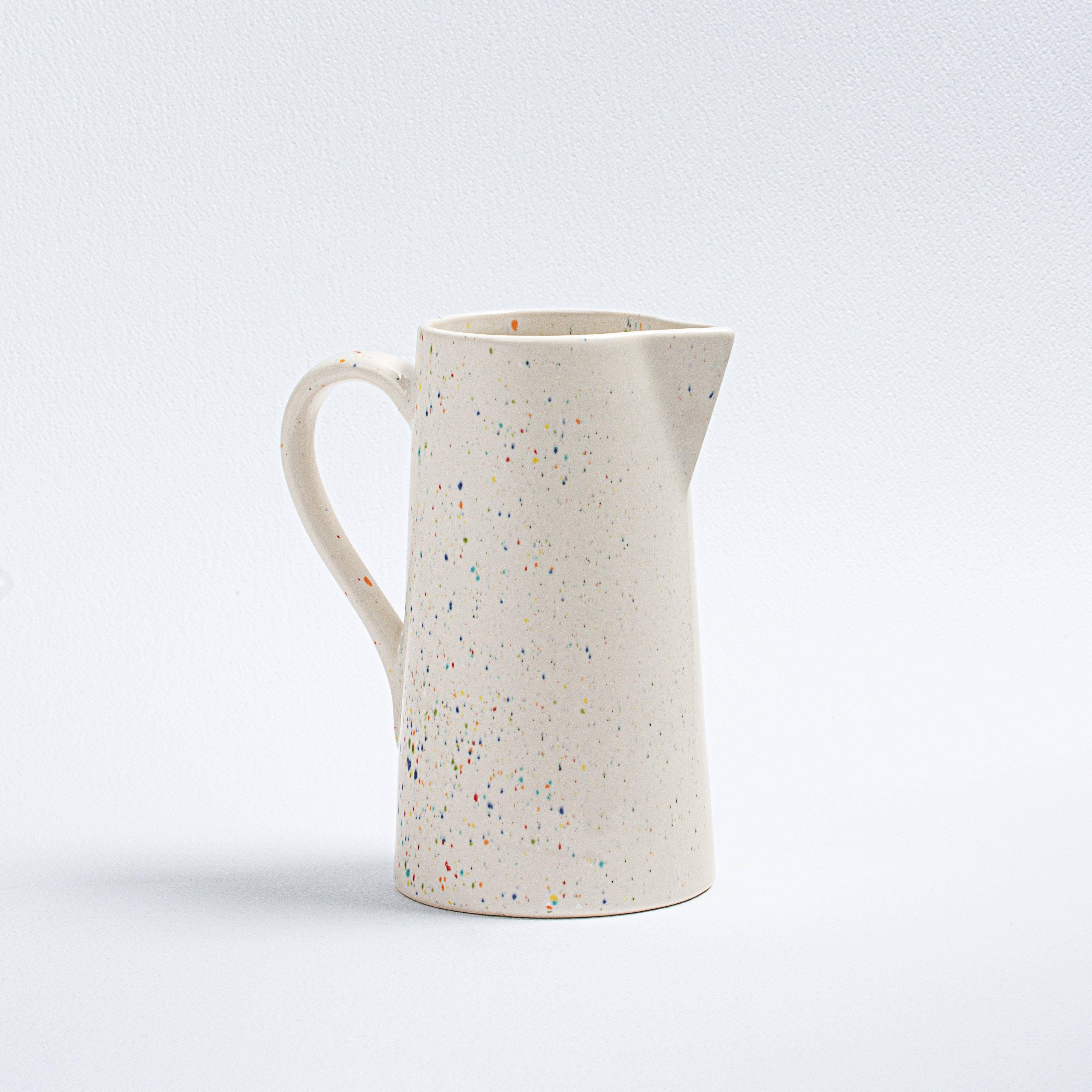 Stoneware Ceramic Pitcher — Party Collection
