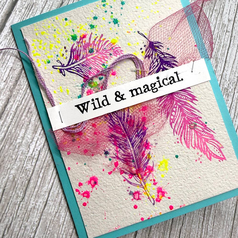 Cotton Watercolor Card Panels
