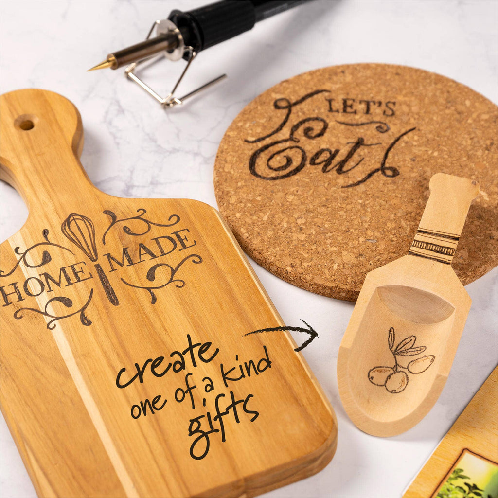 Wood Burning Pattern Sheets 5-Piece
