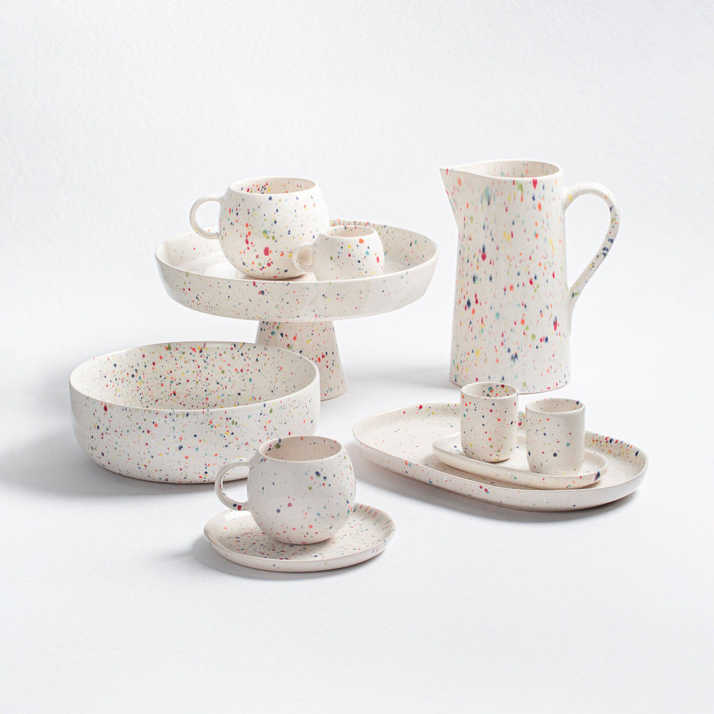 Stoneware Ceramic Pitcher — Party Collection