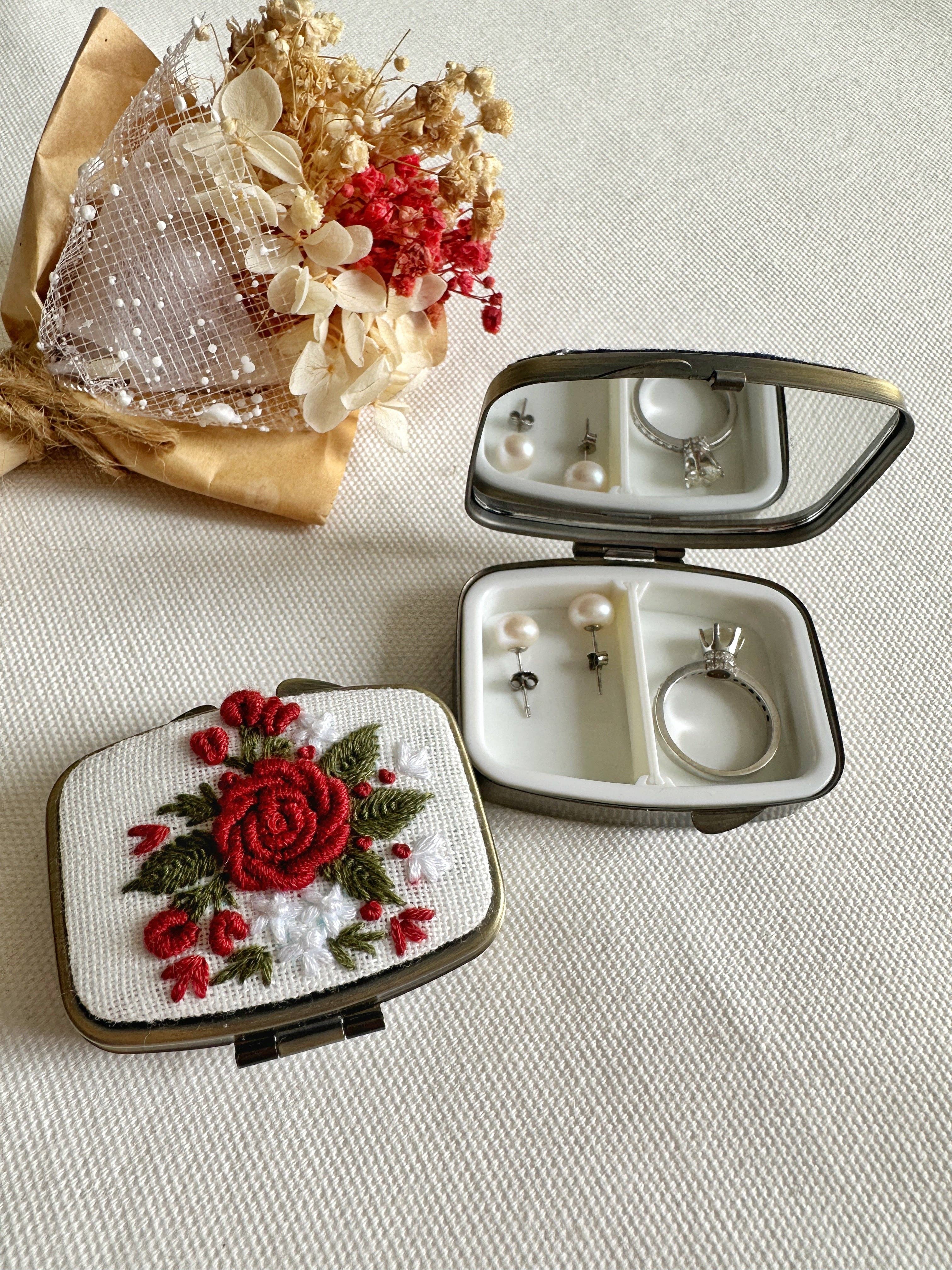 Embroidered Mini Box