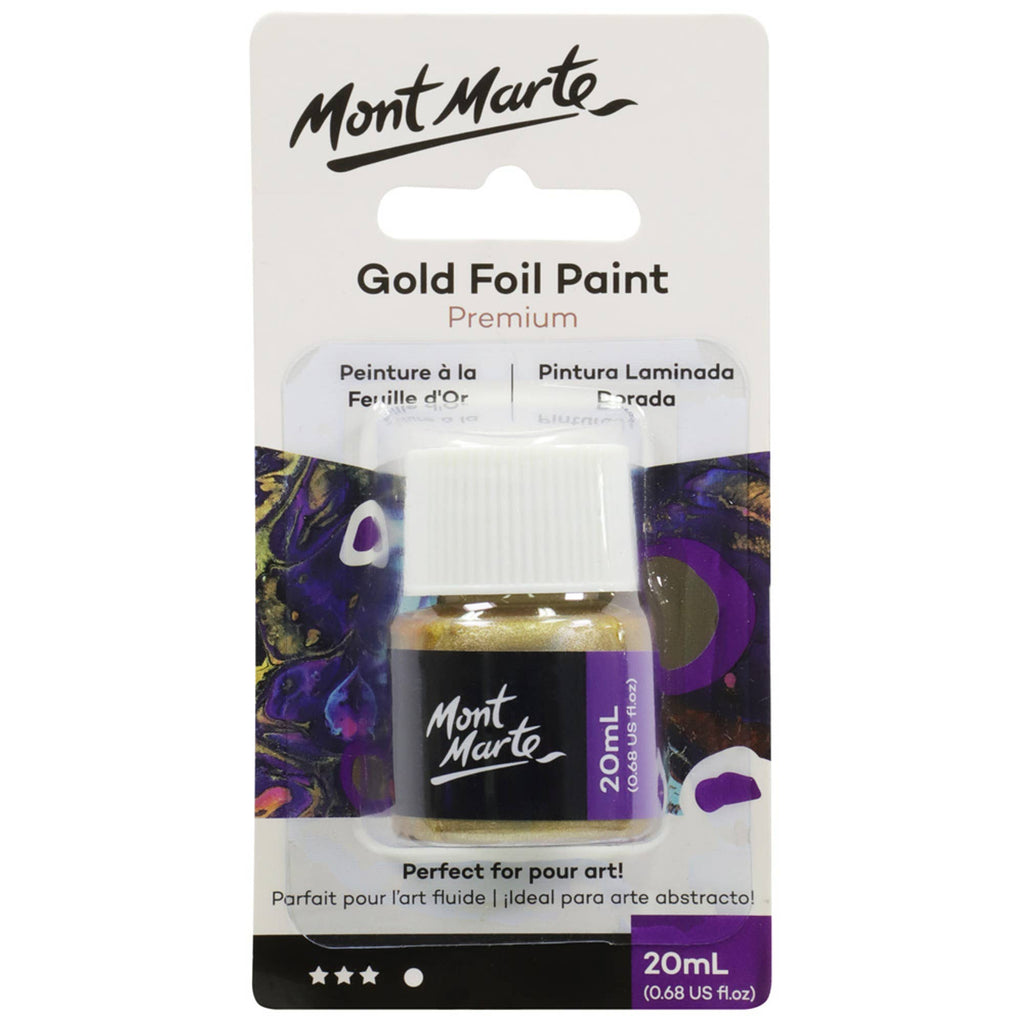 Gold Foil Paint Premium 20ml (0.68oz)