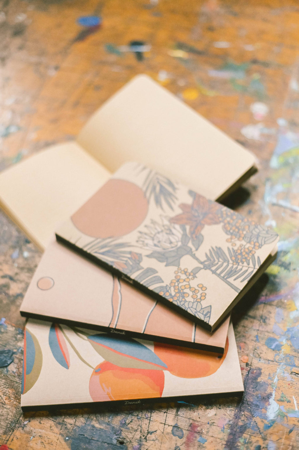 Summer Moon Layflat Notebook