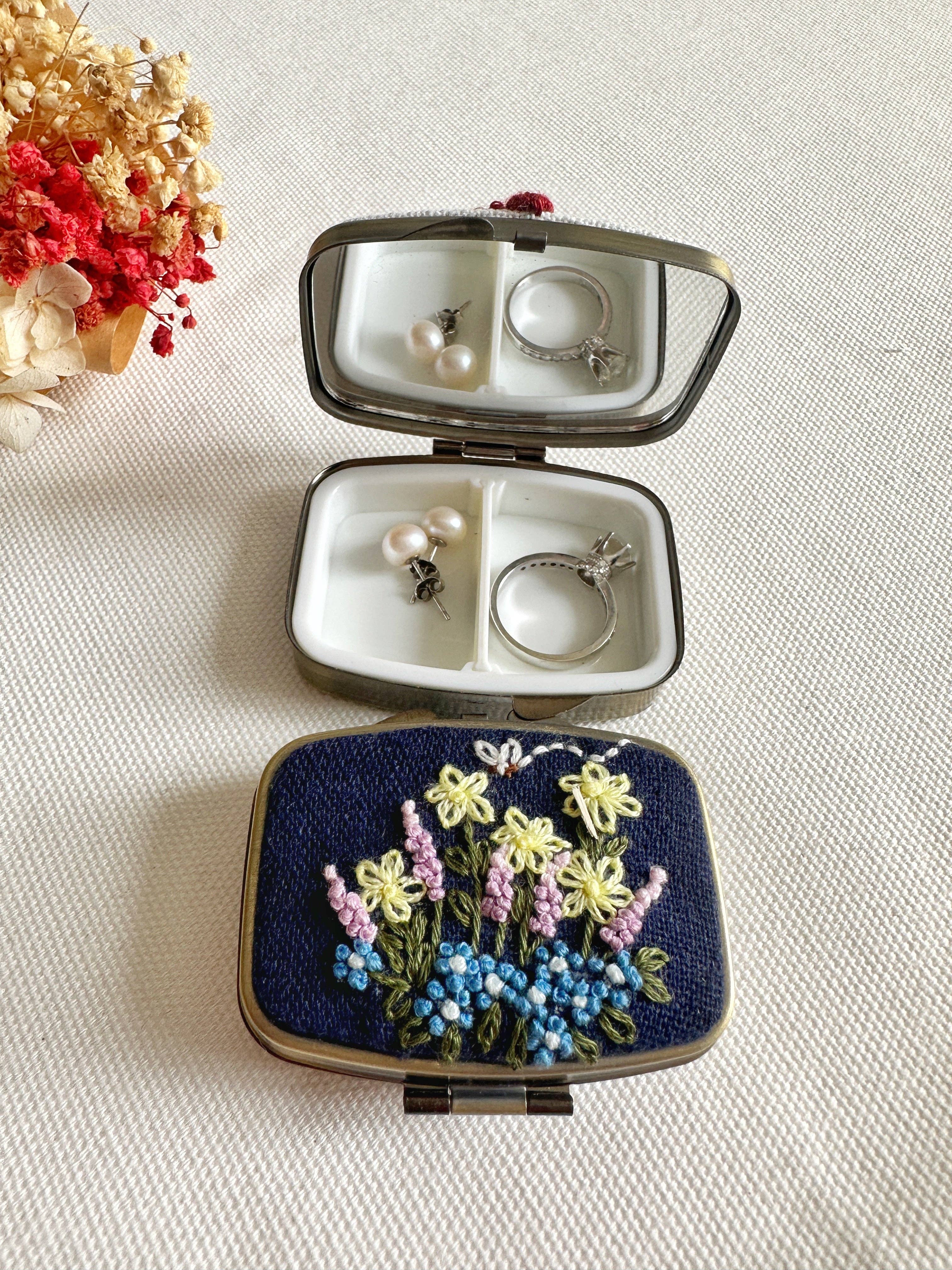 Embroidered Mini Box