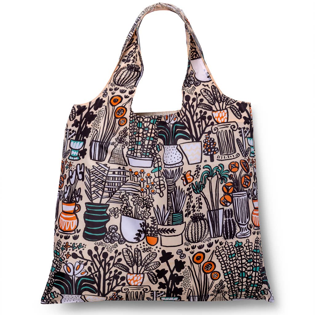 Art Sack Reusable Tote- Garden