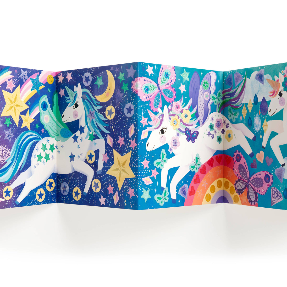 Unicorn Magic Sticker Sparkle Poster Kit