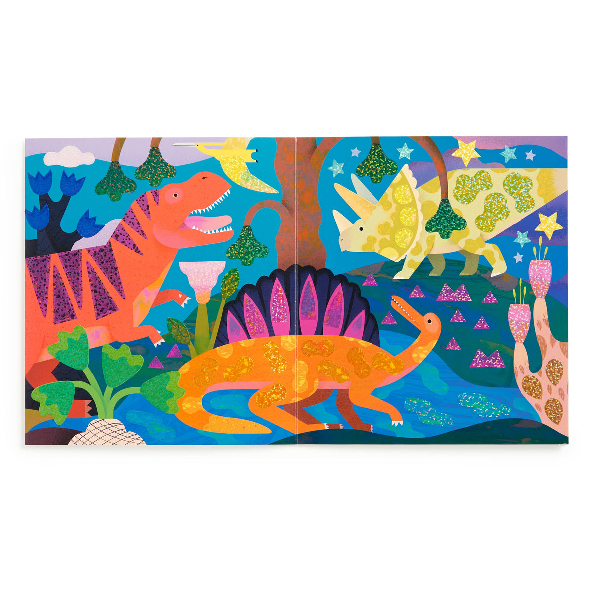 Dinosaur Sticker Sparkle Poster Activity Kit