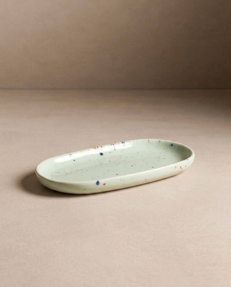 Stoneware Ceramic Mini Tray- Party Collection
