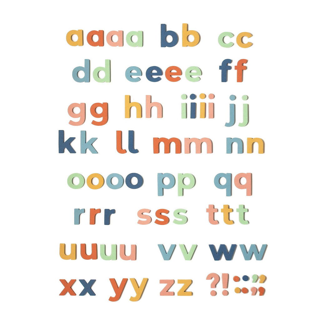 75pc Lowercase Magnetic Letters