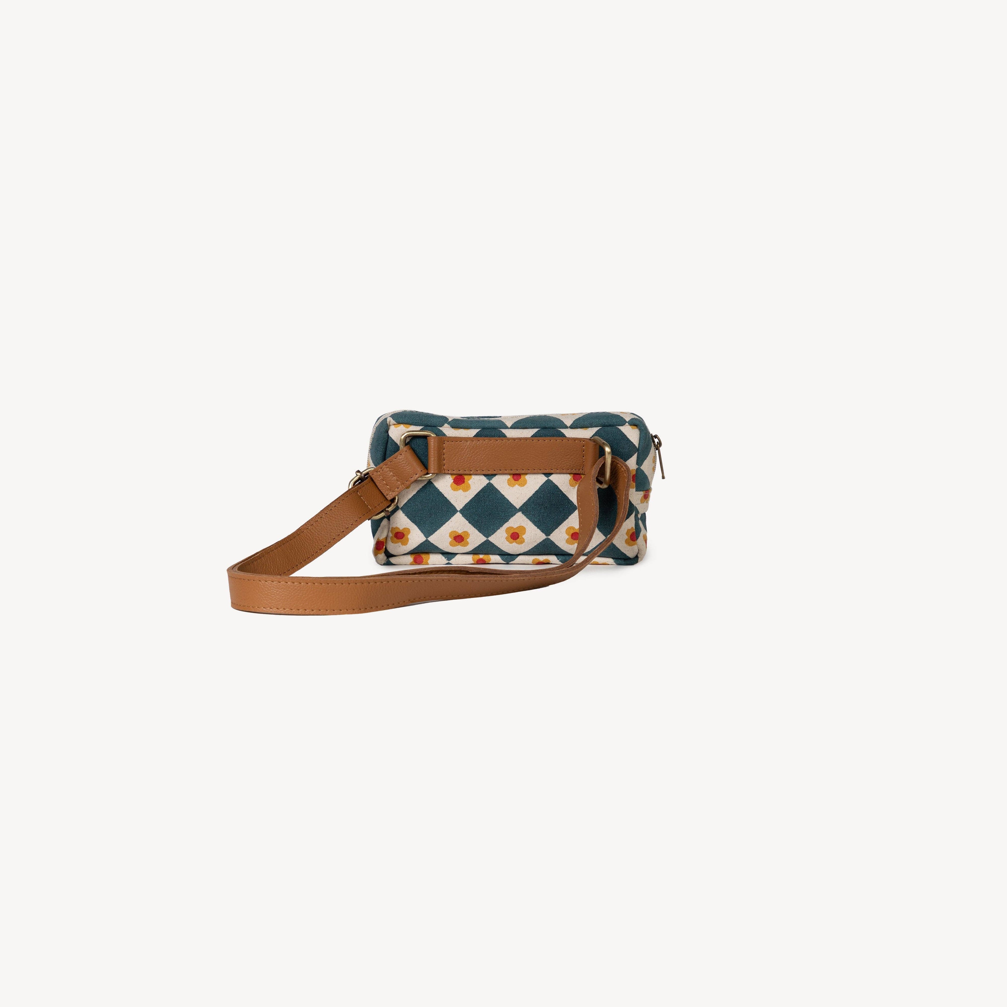 Hand Block Printed Belt Bag