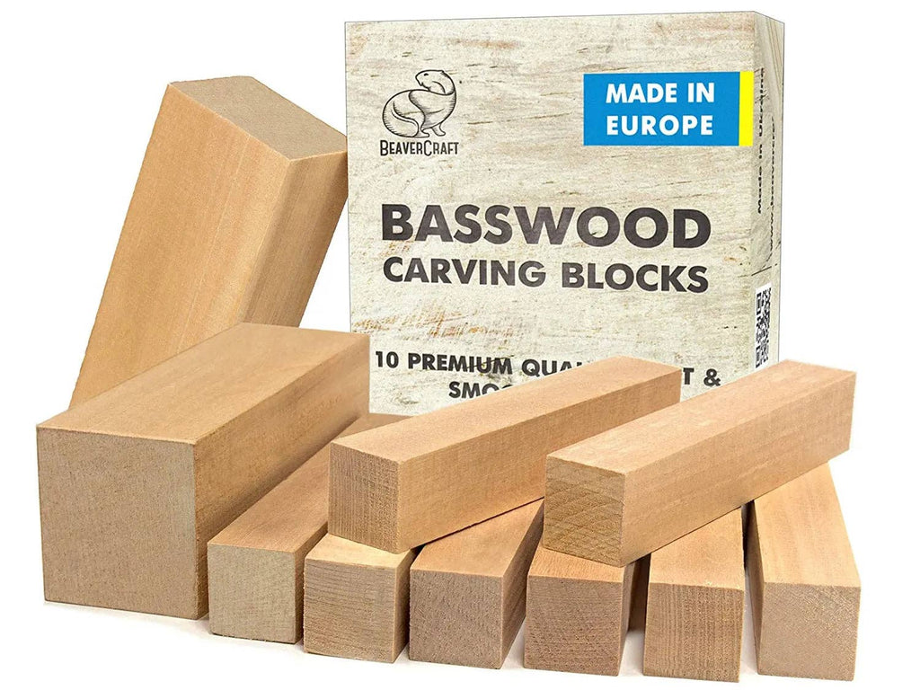 Basswood Carving Blocks 10 pcs