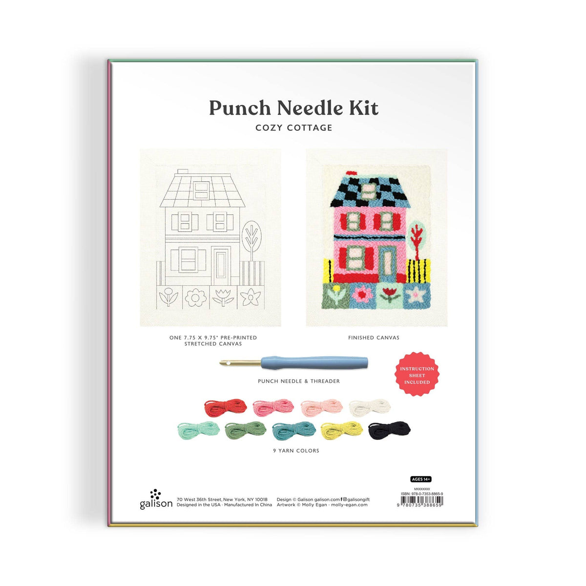 Cozy Cottage Punch Needle Kit
