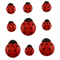 Craft & Sewing Buttons- Ladybugs