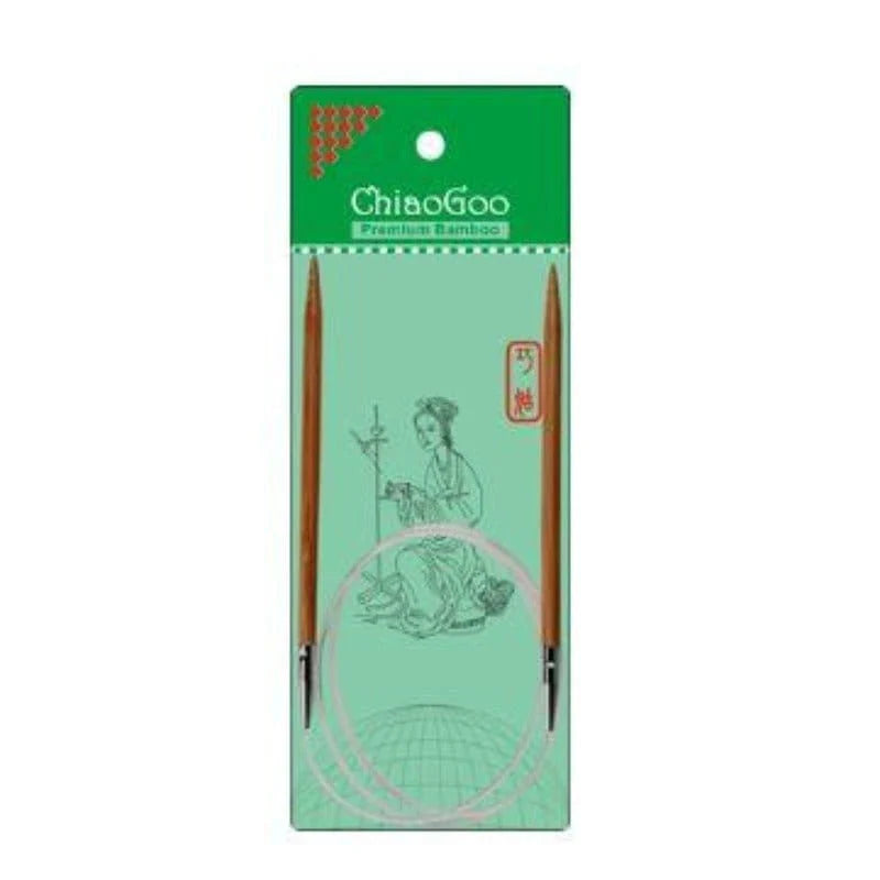 ChiaoGoo Bamboo Patina Circulars 24”