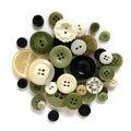 Green Button Bag