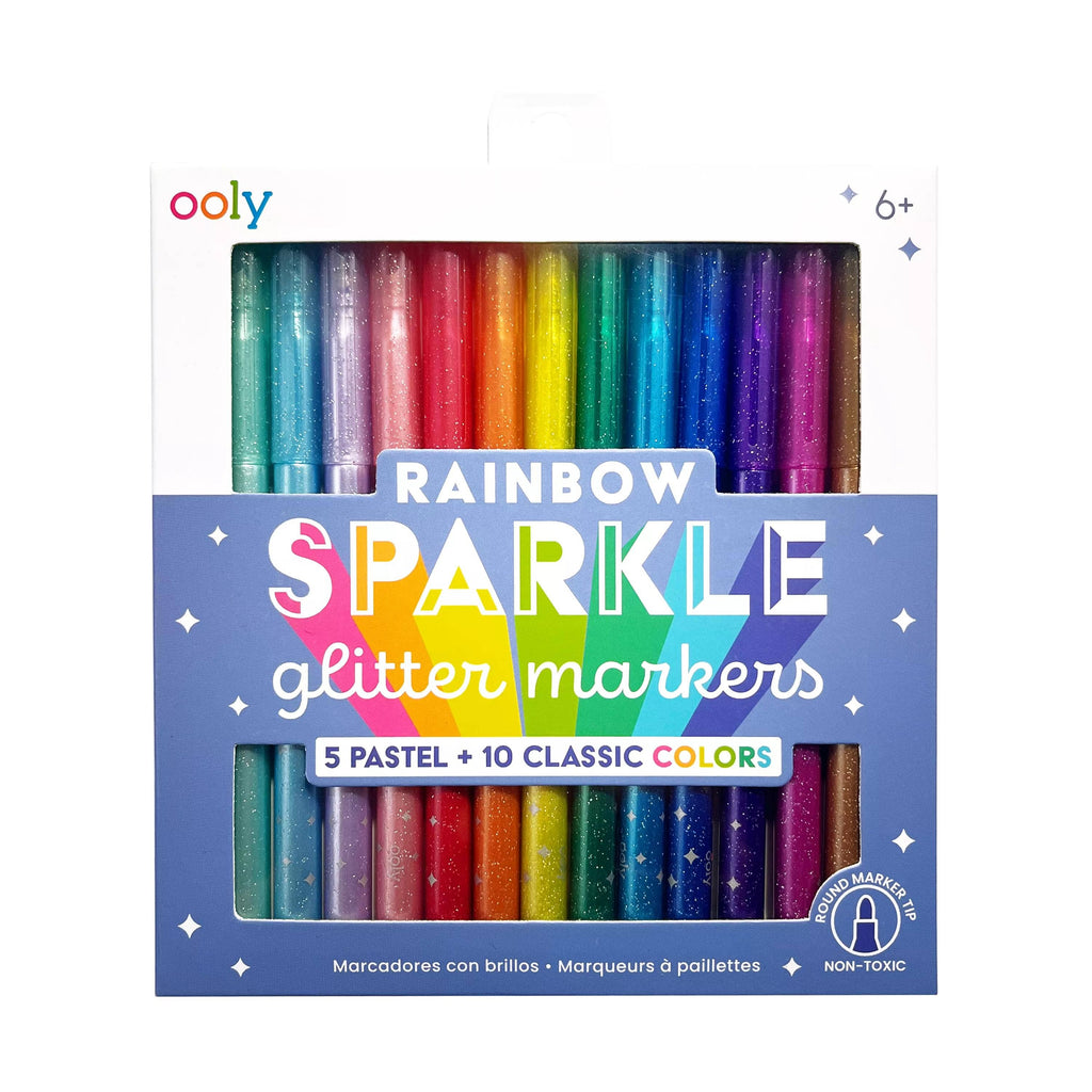 Rainbow Sparkle: Glitter Markers