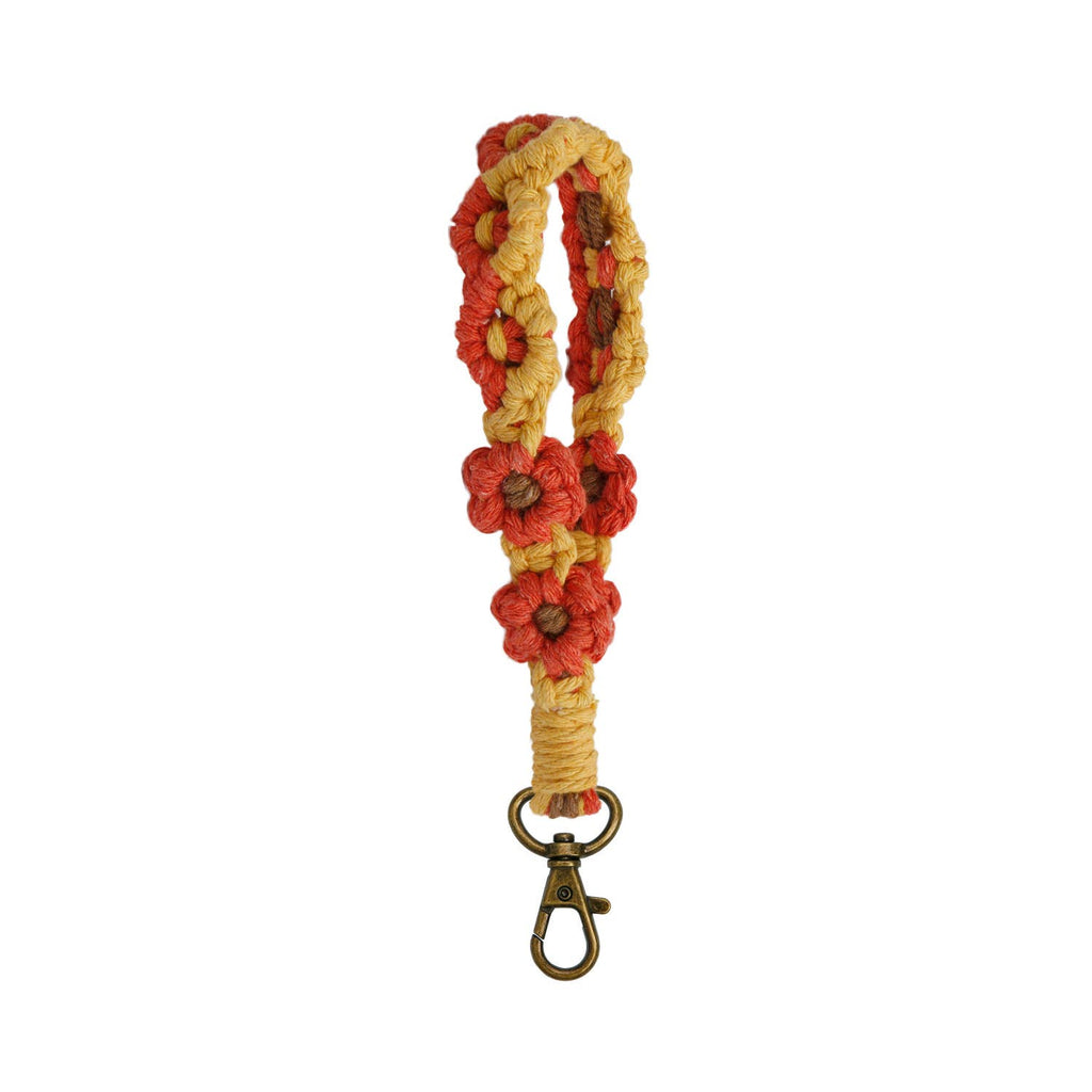 Macrame Wristlet Keychain