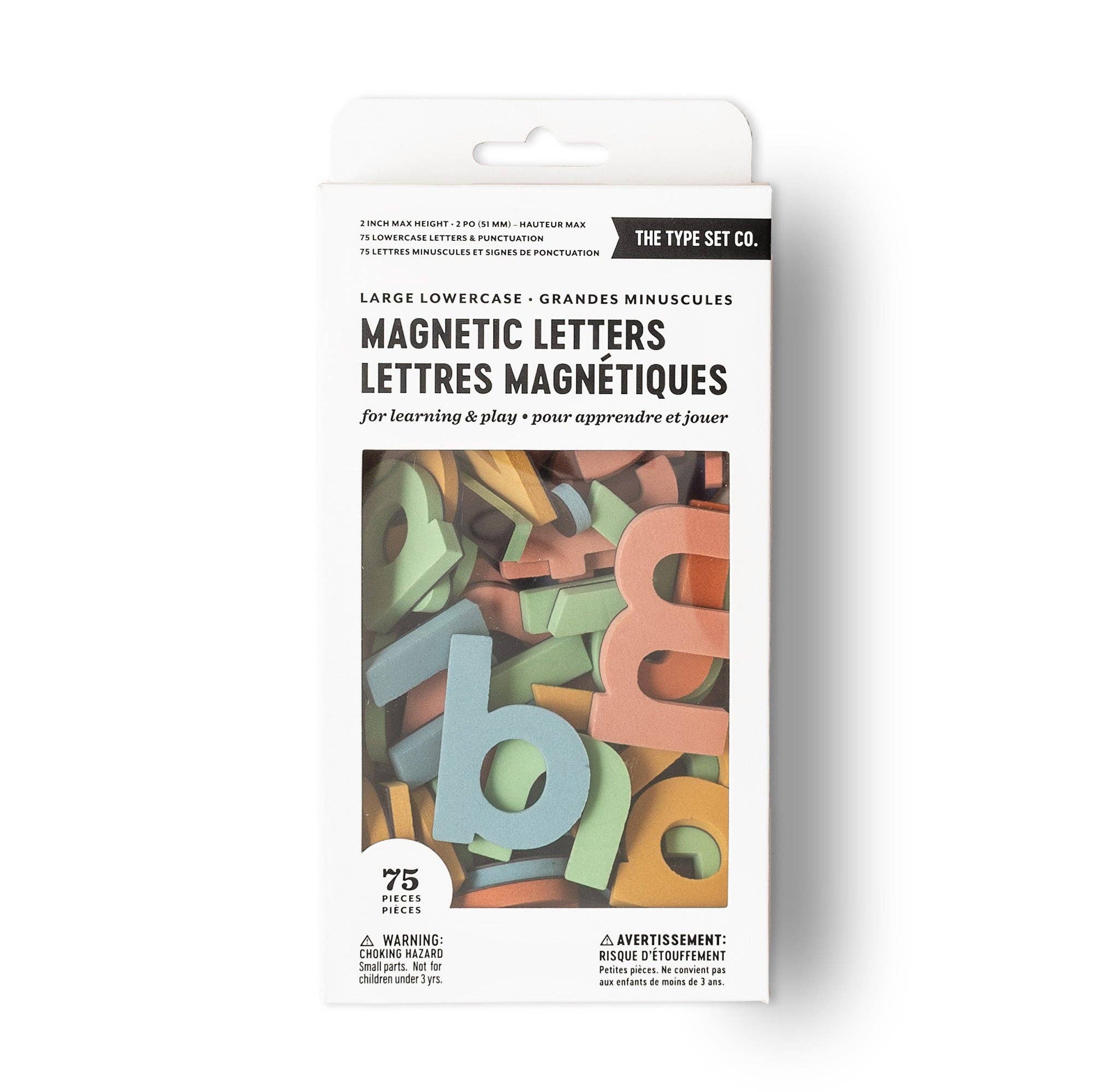 75pc Lowercase Magnetic Letters