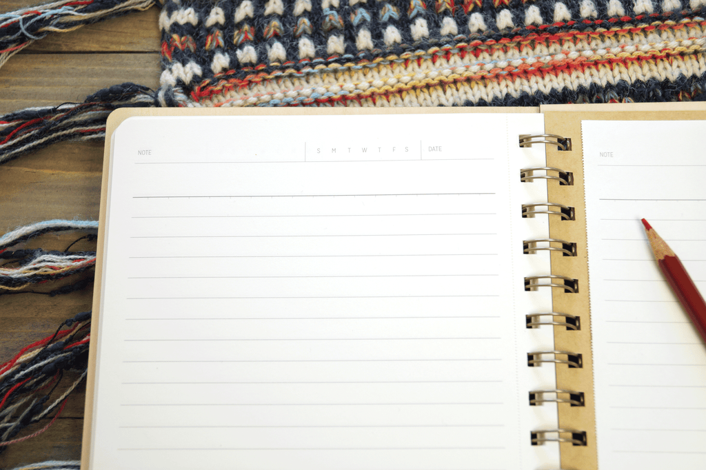 Mountain Sunrise Wood Spiral Journal Notebook