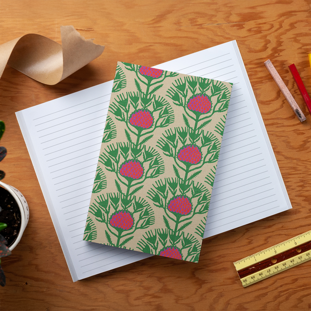 Sea Holly Soft Touch Layflat Notebook | LFC2380L