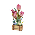 DIY Wooden Puzzle Kit- Tulip Bloom Set