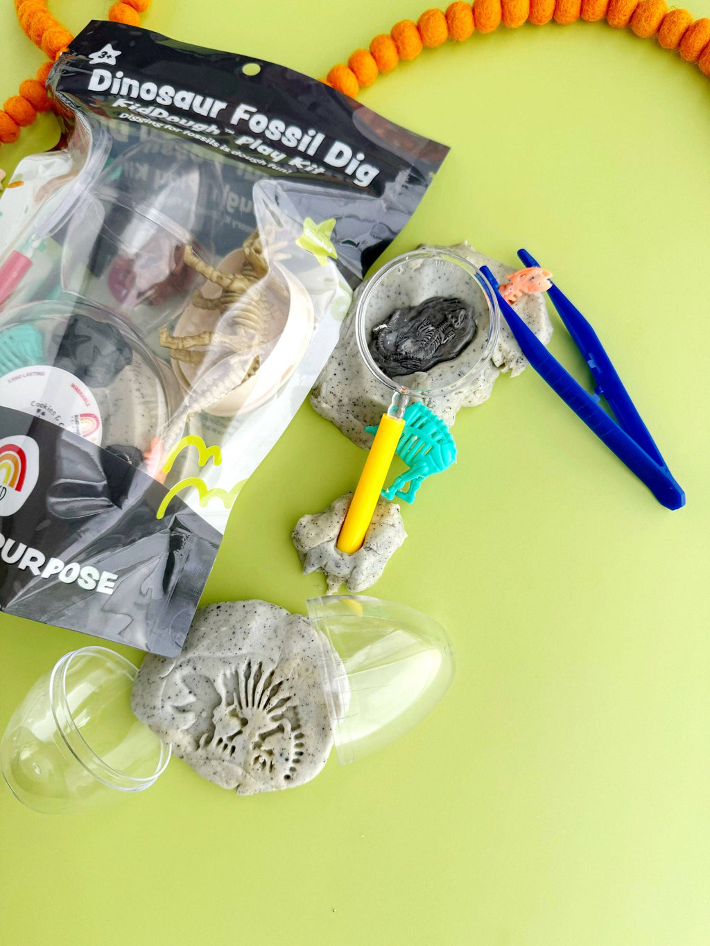 KidDough Play Kit- Dinosaur Fossil Dig