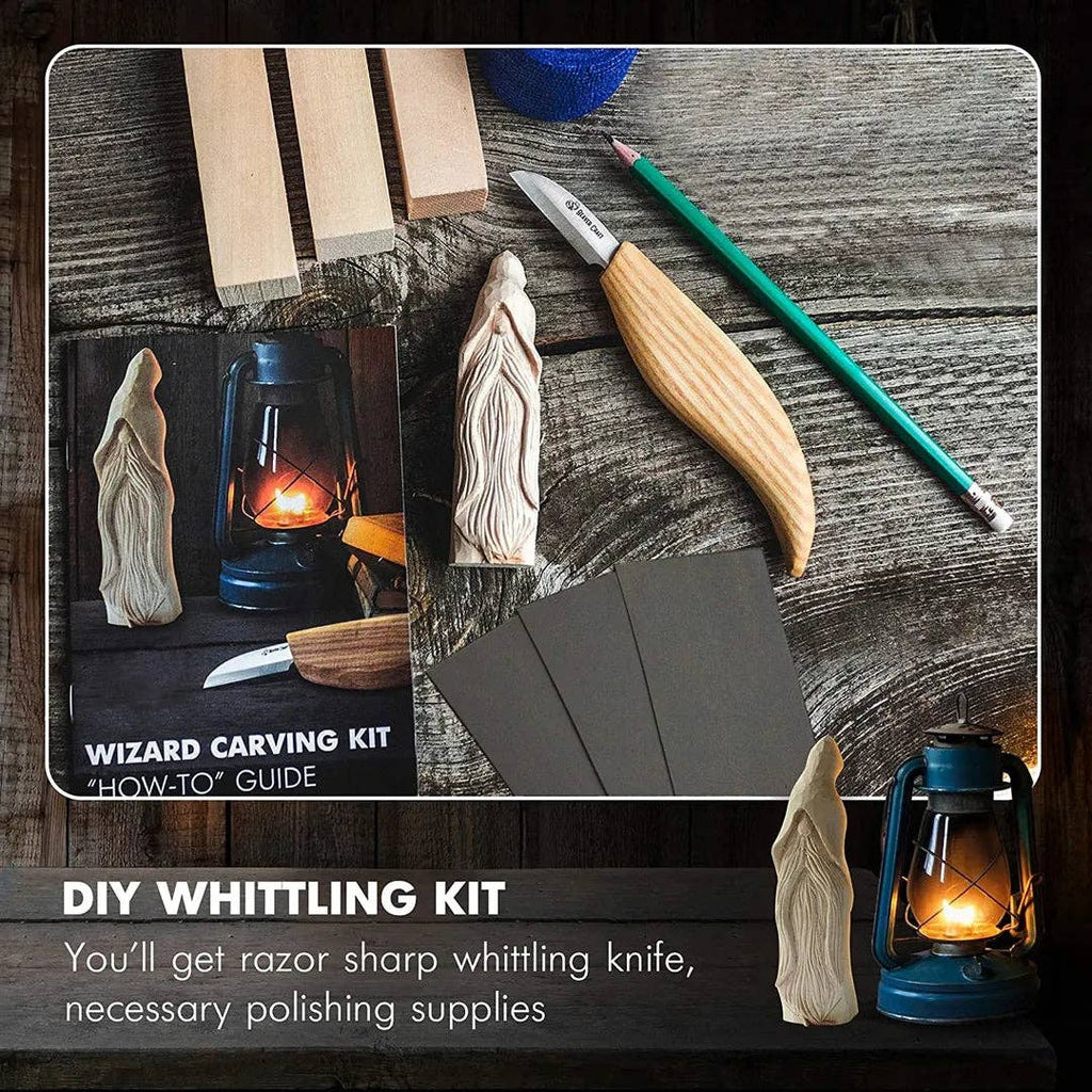 Wizard Carving Kit - Complete Starter Whittling Kit