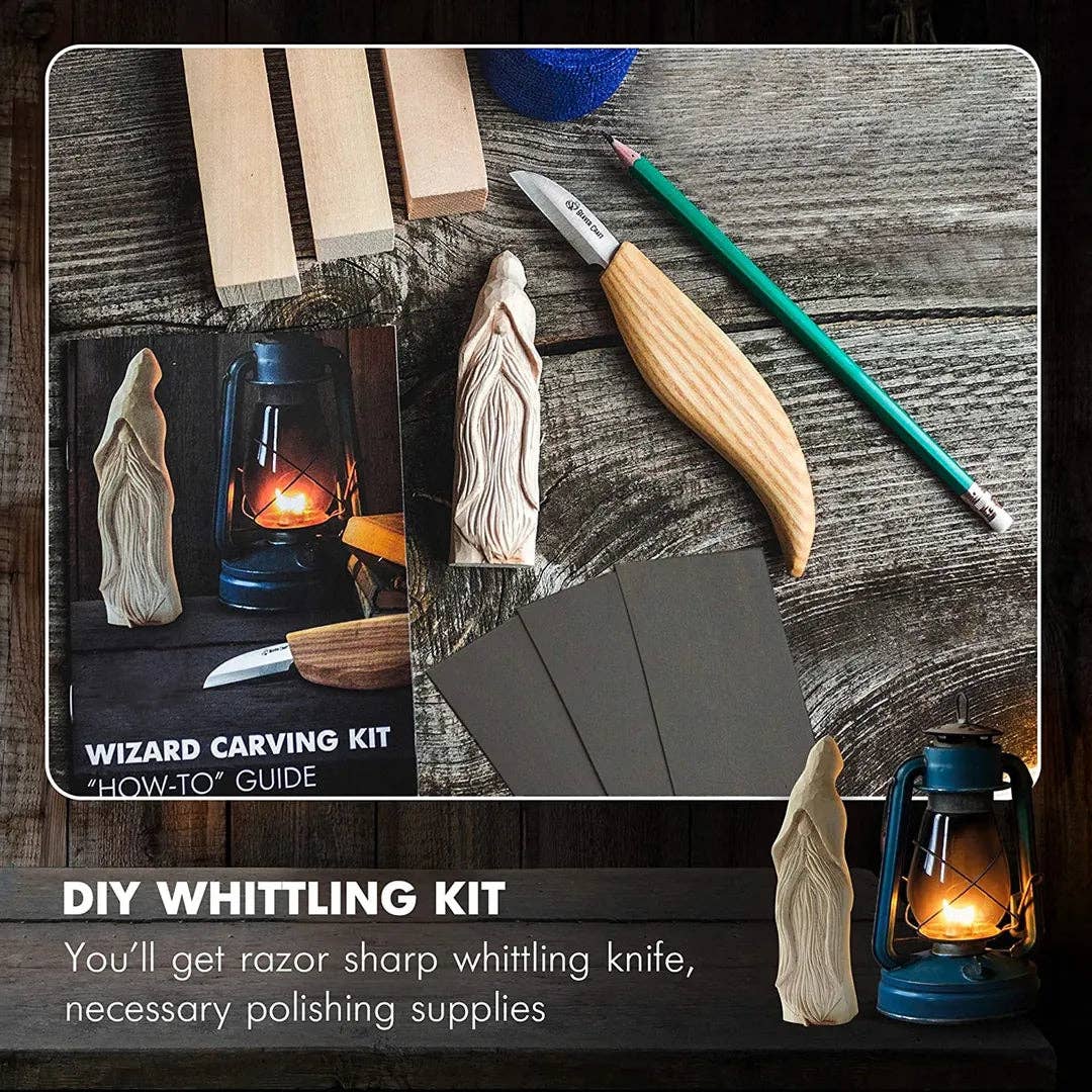 Wizard Carving Kit - Complete Starter Whittling Kit