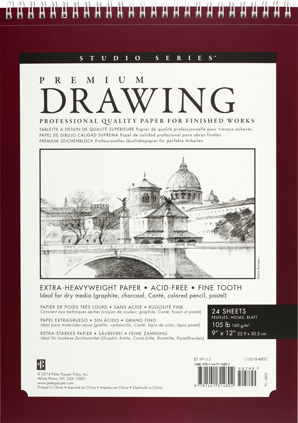 Premium Drawing Pad  9 x 12