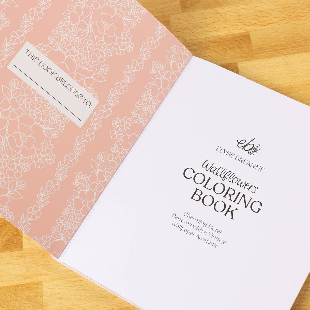 Wallflowers Coloring Book