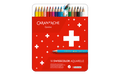 Water-soluble Pencils SWISSCOLOR in Metal Box