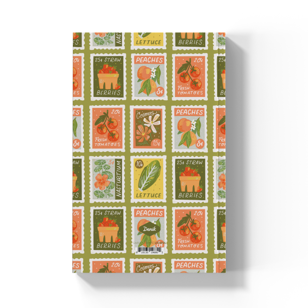 Garden Stamps Layflat Notebook