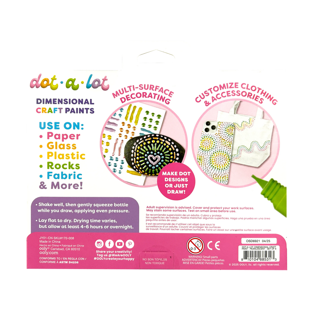 Dot-A-Lot: Dimensional Craft Paint - Pearlescent