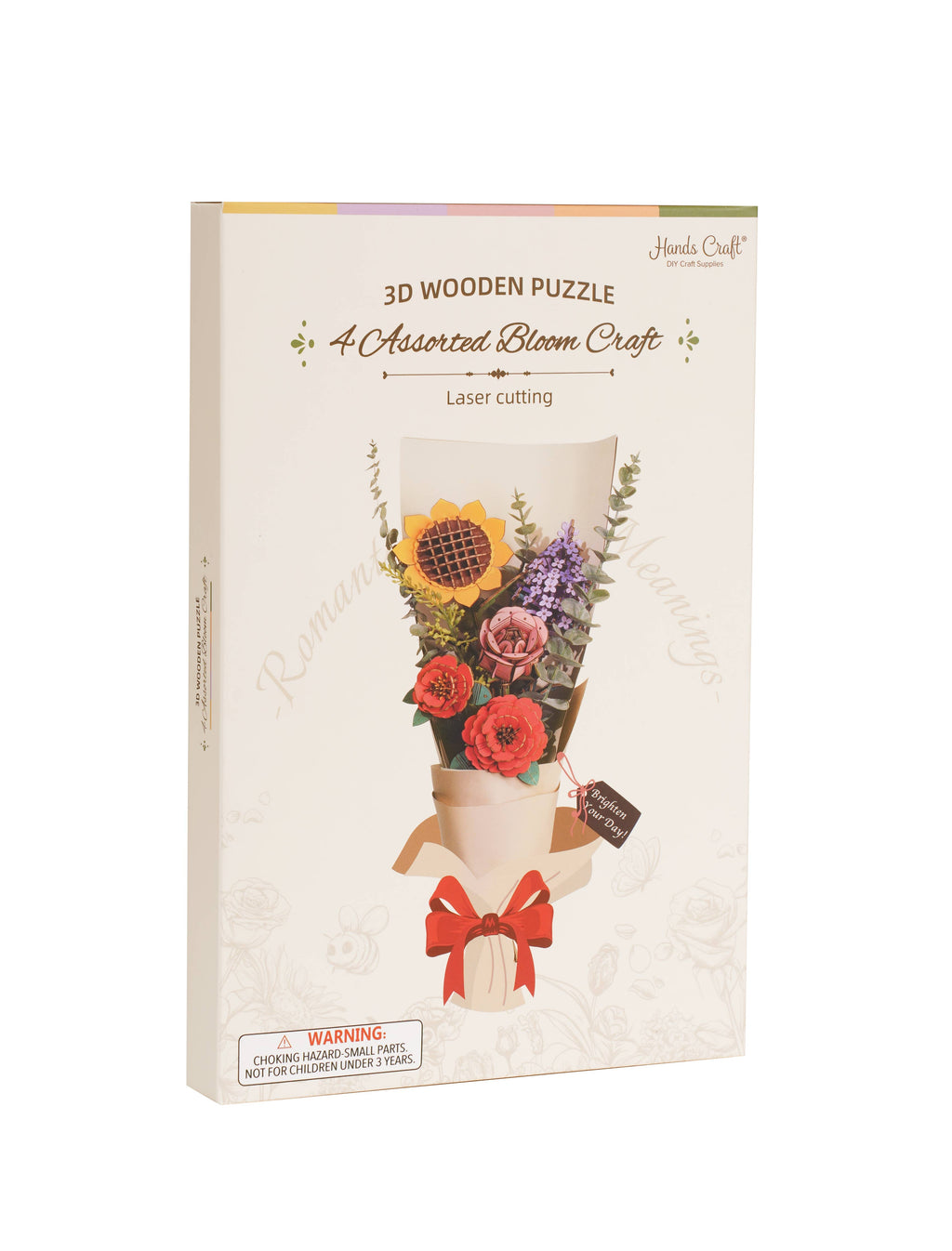 3D Wooden Flower Puzzle Bundle