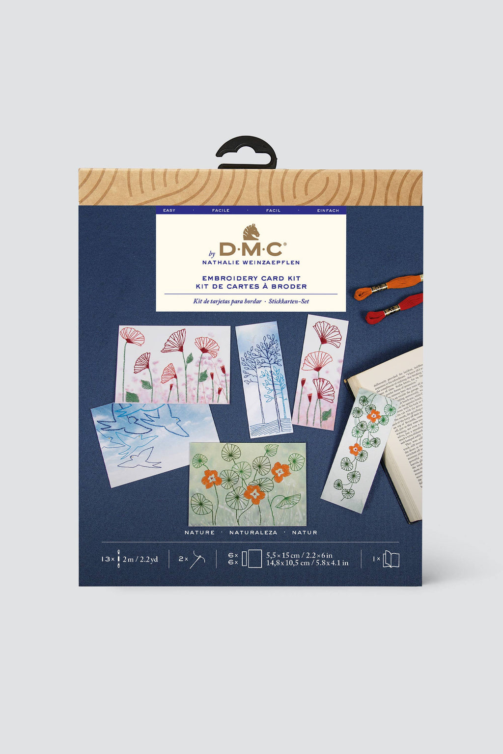 Nature Embroidery Card Kit
