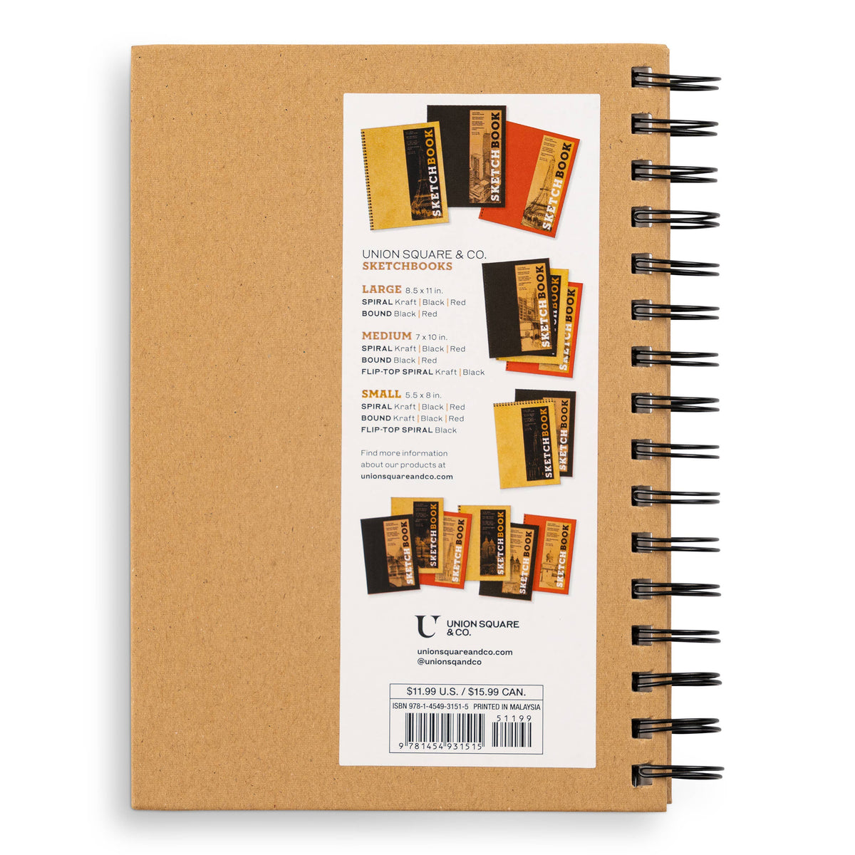 Small Sketchbook 5.5 x 8" (Kraft)