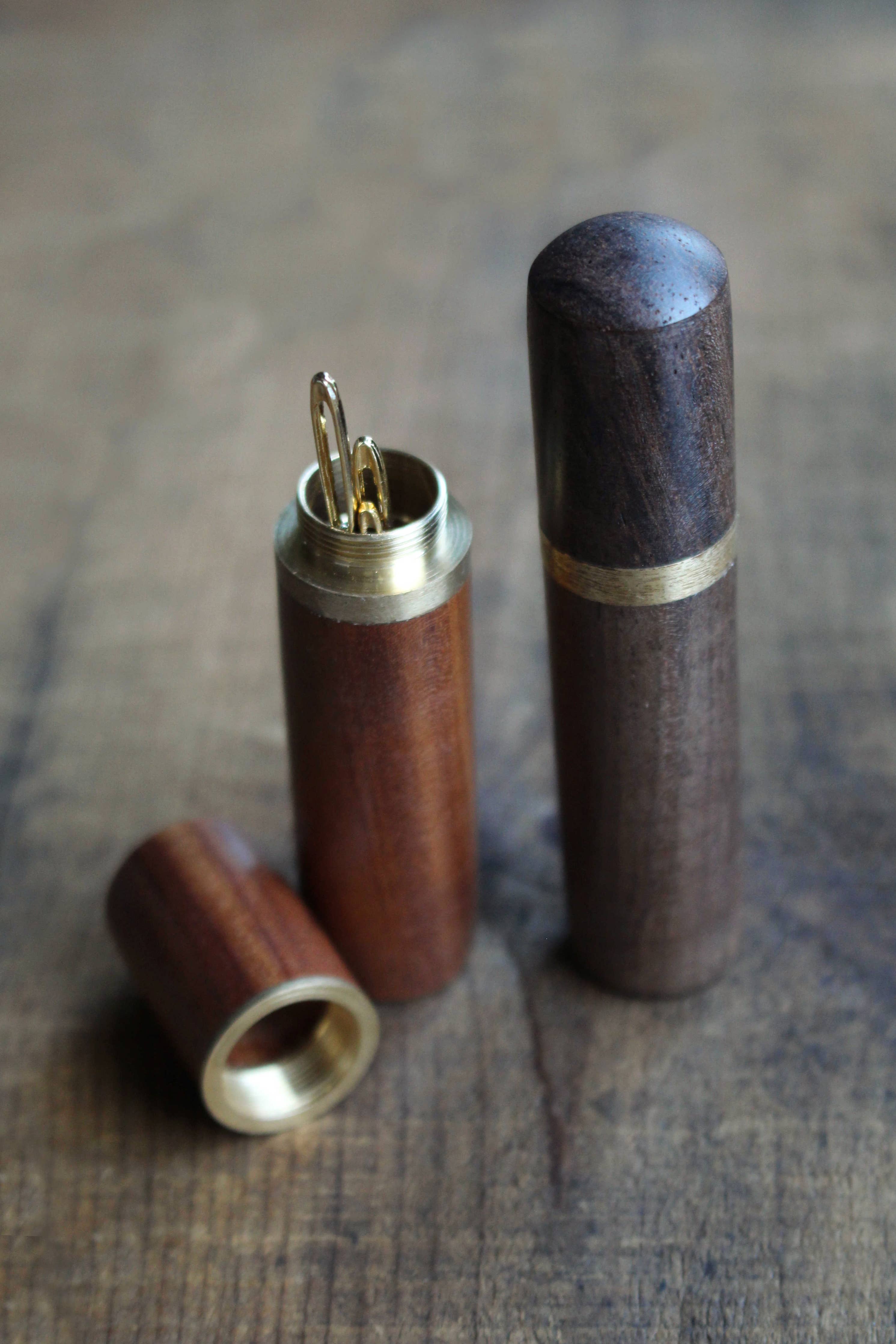 Wooden Needle Case