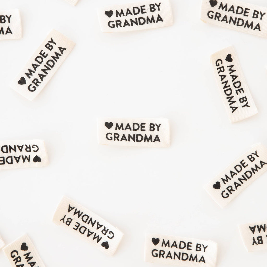 Made by Grandma Organic Cotton Label- 8ct