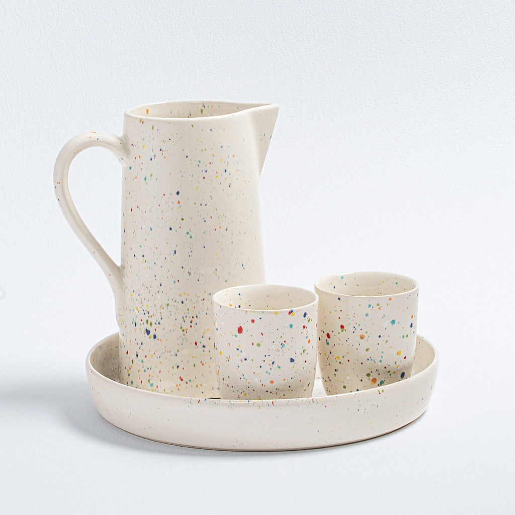 Stoneware Ceramic Pitcher — Party Collection