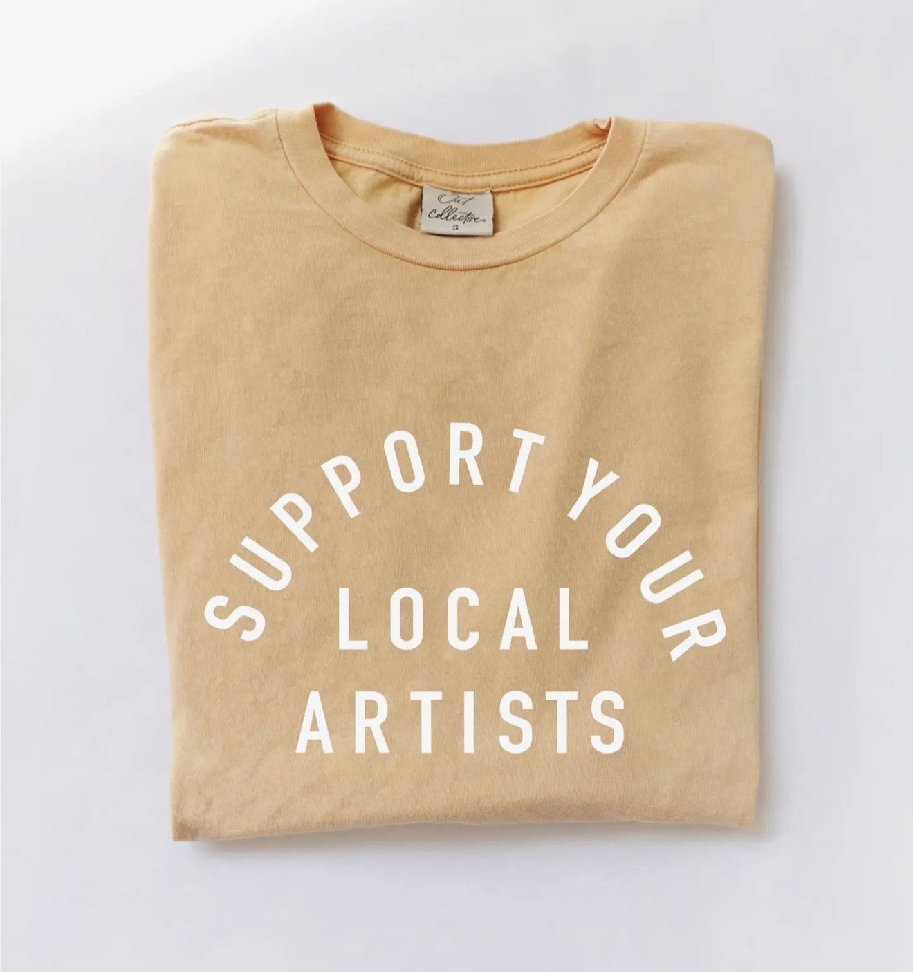 Mineral Washed Tee- Toast