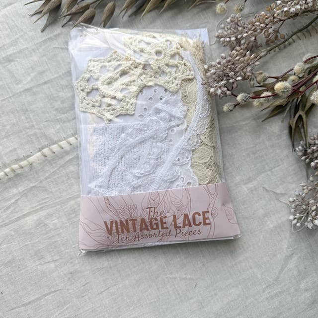 Vintage Lace Pack for Art and Textile Crafts