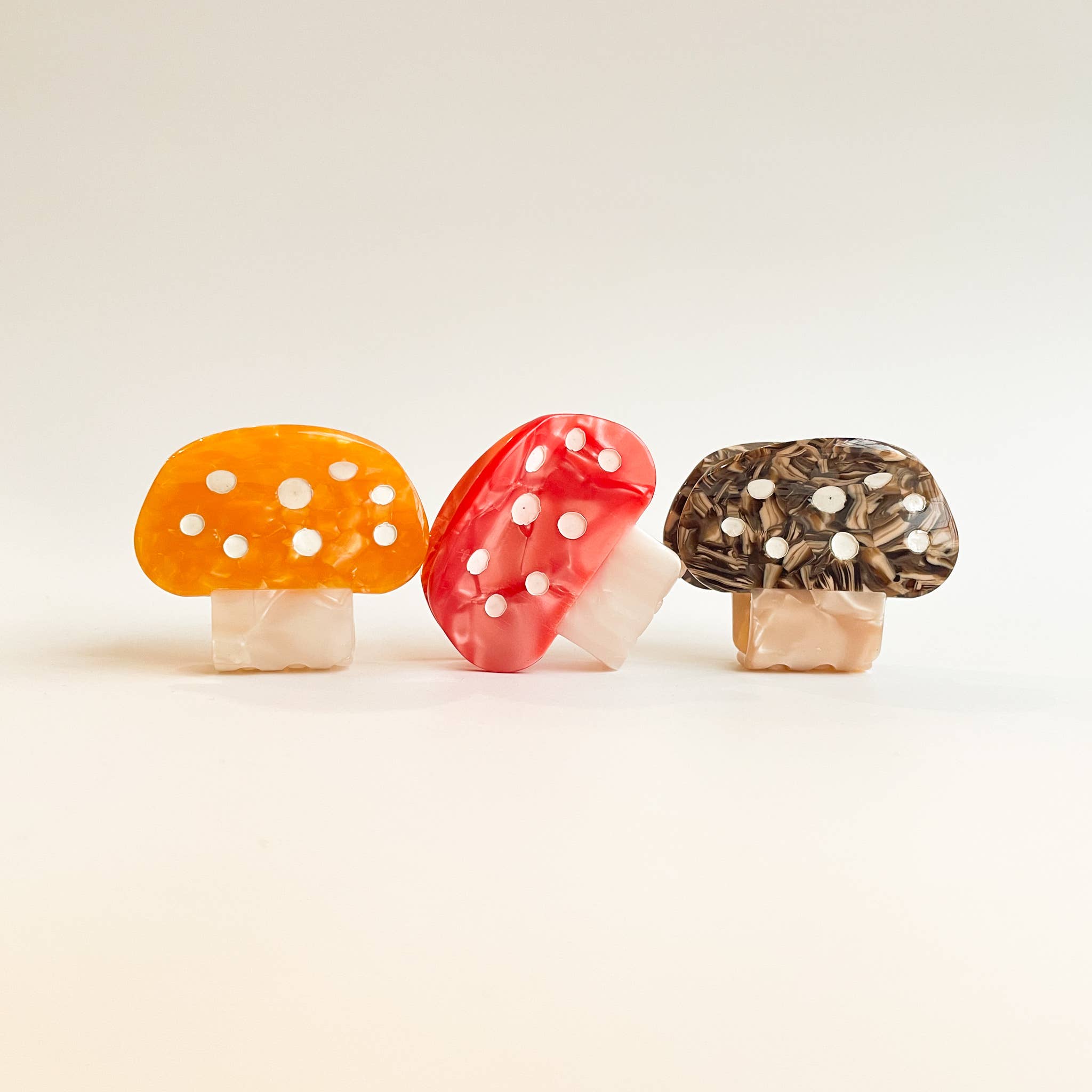 Mushroom Claw Clip - Small