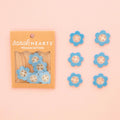 Blue Daisy Large 1" Buttons