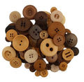 Cappuccino Button Bag