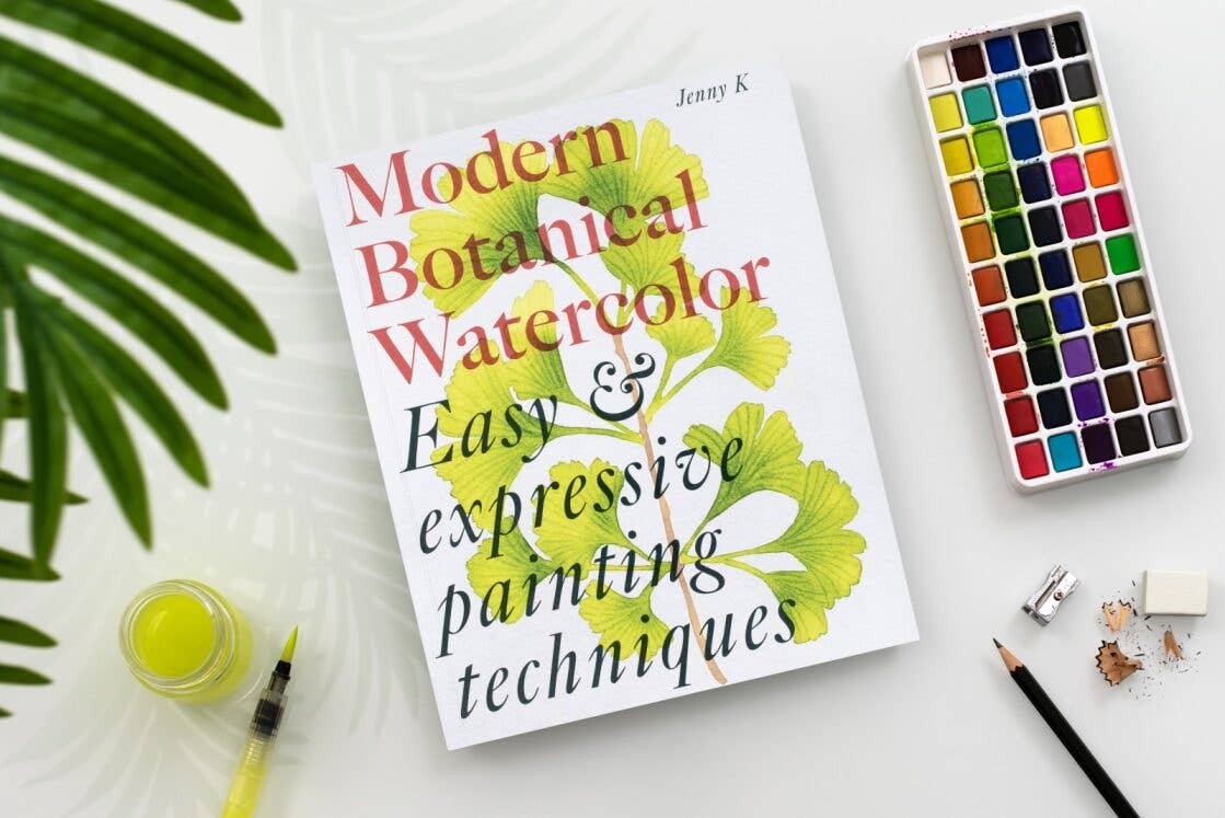 Modern Botanical Watercolor Painting