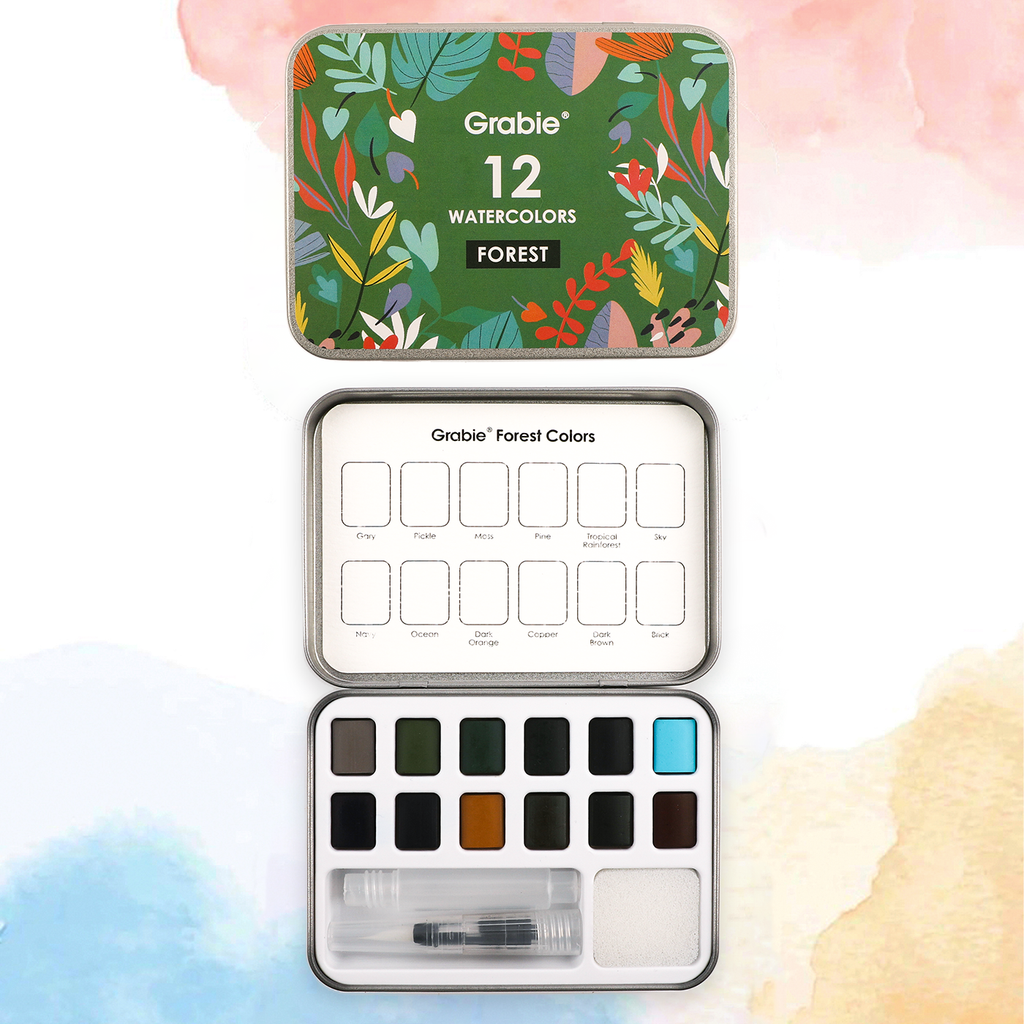Watercolor Pocket Set- Forest Color